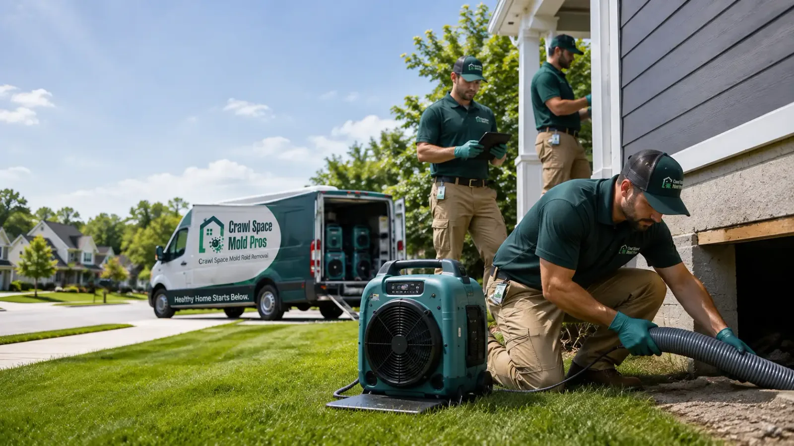 Crawl Space Mold Removal in Jefferson, CO